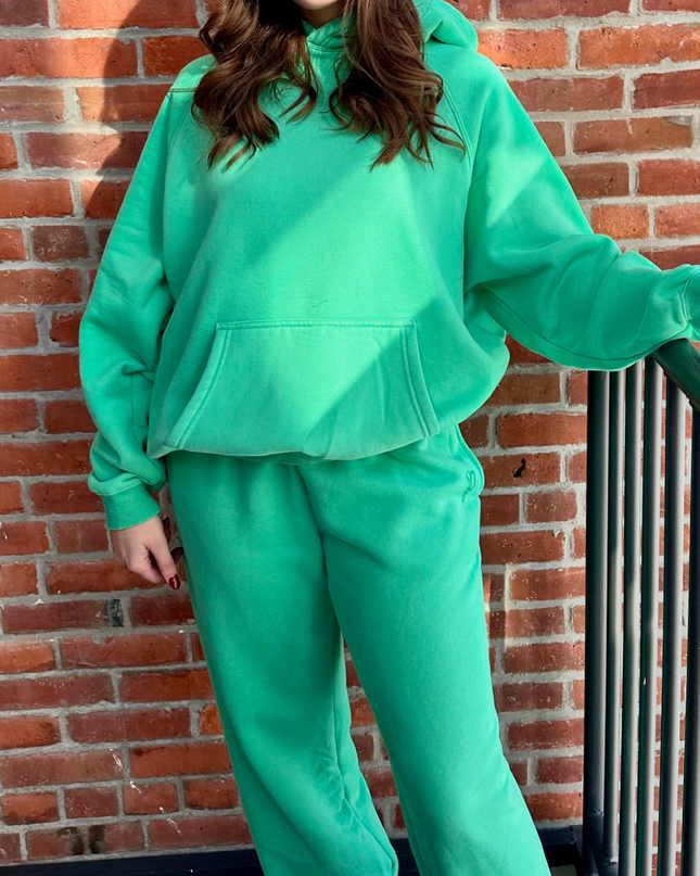 Green Panache Hooded Sweatshirt - Shop Simply Apparel