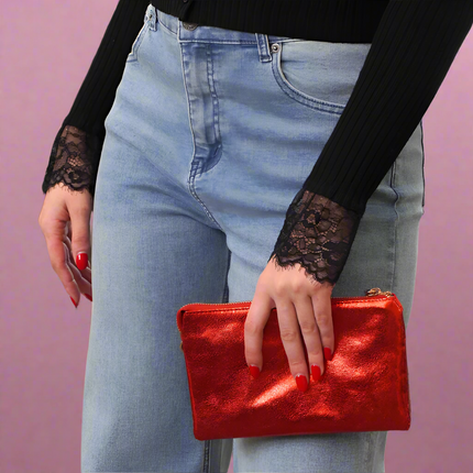 Aster Red Riley Crossbody - Shop Simply Apparel