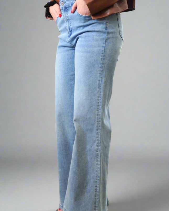 By Together Benny Wide Leg Jeans - Shop Simply Apparel