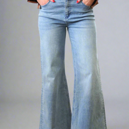 By Together Benny Wide Leg Jeans - Shop Simply Apparel