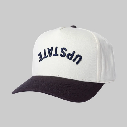 UPSTATE Inverse Hat Cream Navy - Shop Simply Apparel