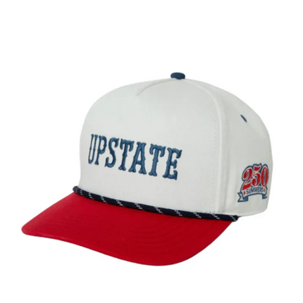 Upstate Rope Hat- White/Blue Rope