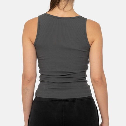 Urban Chic Square Neck Micro-Ribbed Tank Top
