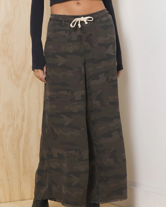 Camo Tencel Wide Leg Pant - Shop Simply Apparel
