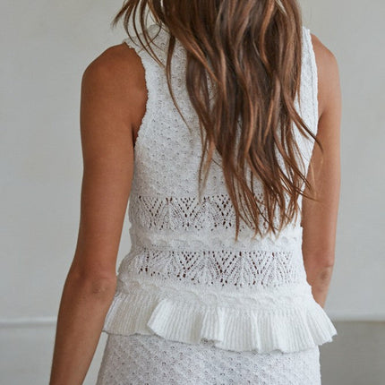 White Jeana Top