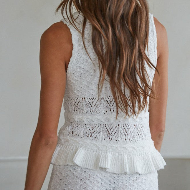 White Jeana Top