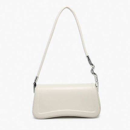 Off White Detailed Edge Shoulder Bag