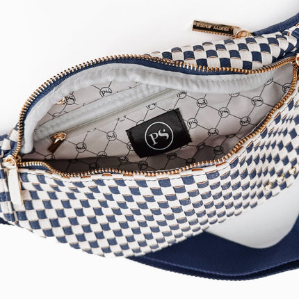 Navy Checkered Sidekick Bum Bag - Shop Simply Apparel