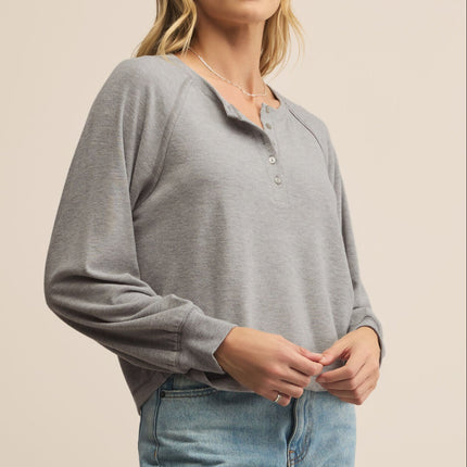 Classic Heather Grey About Town Top