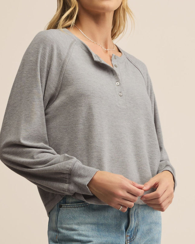 Classic Heather Grey About Town Top