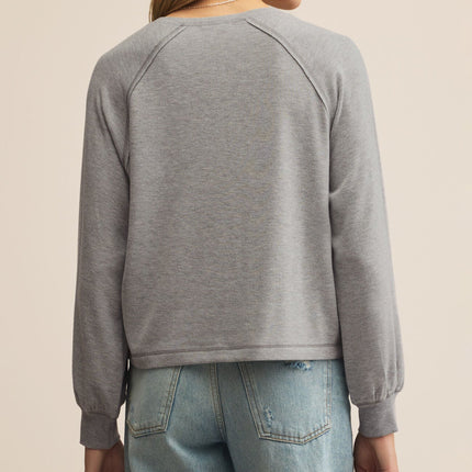 Classic Heather Grey About Town Top