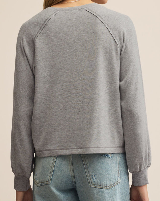 Classic Heather Grey About Town Top