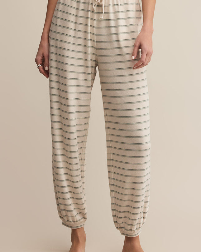 Hunter Green Bailey Stripe Jogger - Shop Simply Apparel
