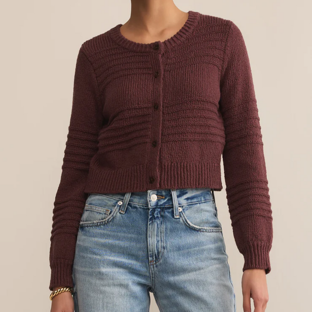 Sandalwood Between The Lines Cardigan