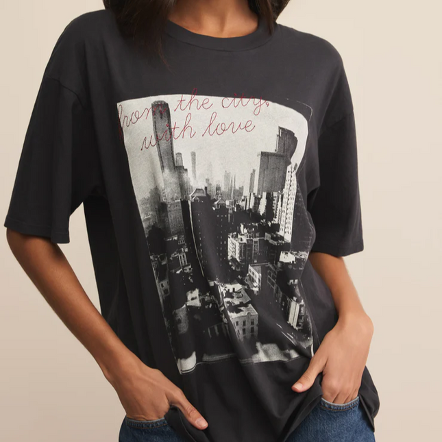 Big Apple City Tee Black