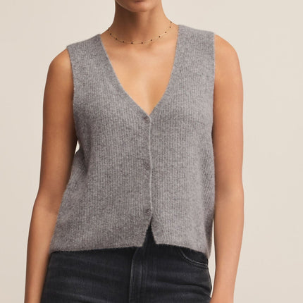 Medium Heather Grey Bryce Sweater Vest