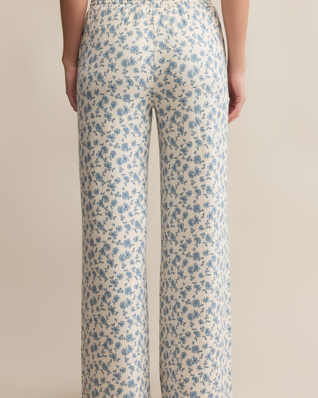Dawn Smocked Ditsy Floral Pajama Pant - Shop Simply Apparel