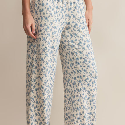 Dawn Smocked Ditsy Floral Pajama Pant - Shop Simply Apparel