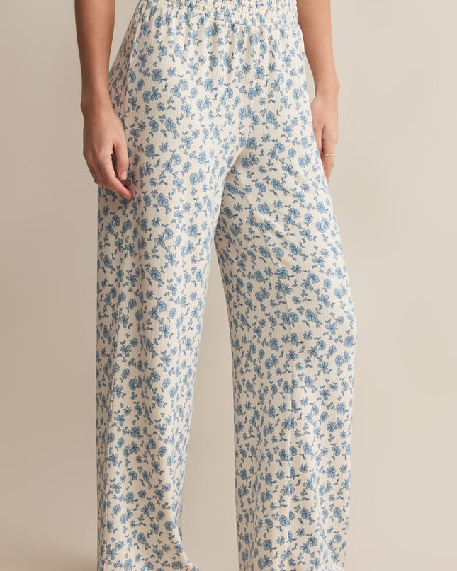 Dawn Smocked Ditsy Floral Pajama Pant - Shop Simply Apparel