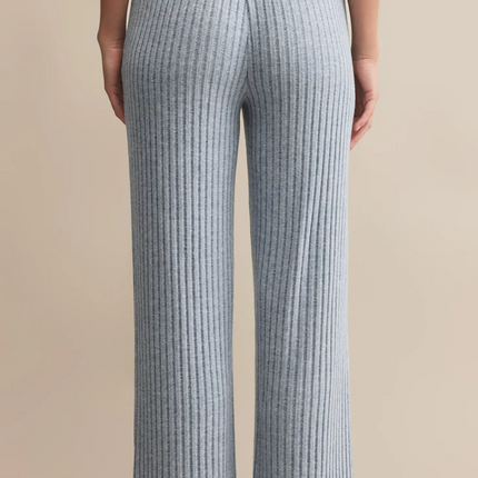 Light Denim Dawn Smocked Rib Pajama Pant