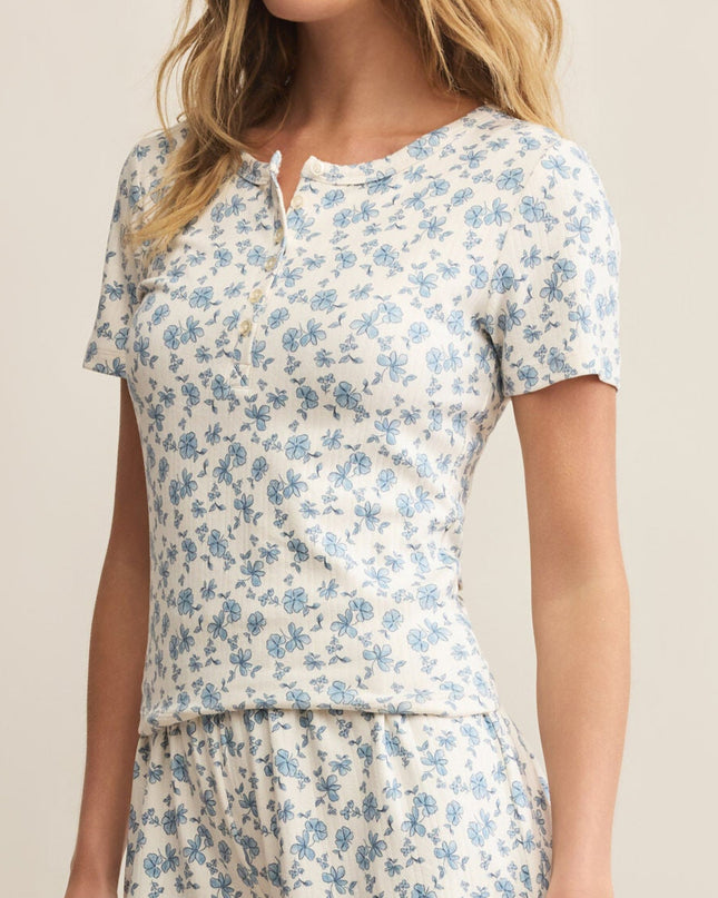 Z Supply Faye Ditsy Floral Pajama Top
