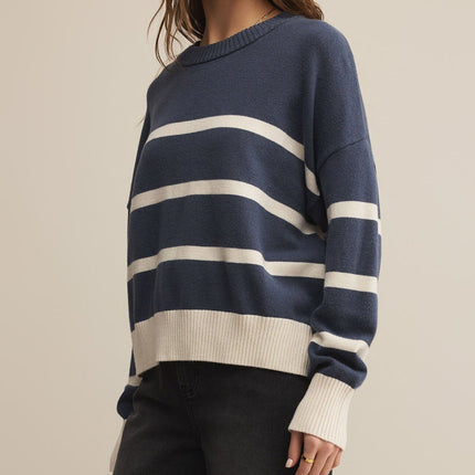 Storm Cloud Jordane Striped Sweater