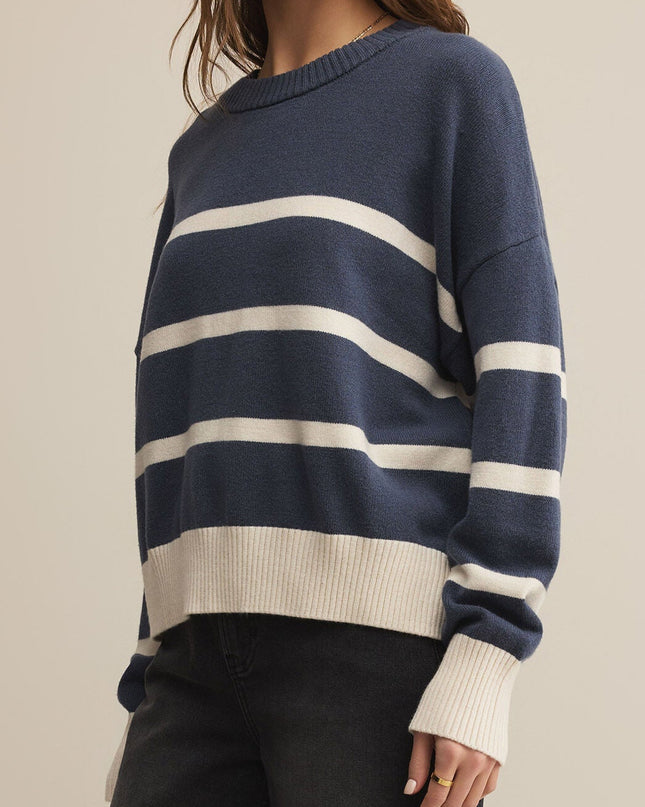 Storm Cloud Jordane Striped Sweater