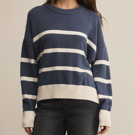 Storm Cloud Jordane Striped Sweater