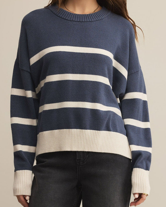 Storm Cloud Jordane Striped Sweater