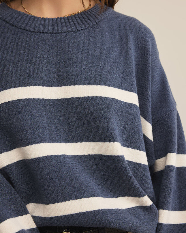 Storm Cloud Jordane Striped Sweater