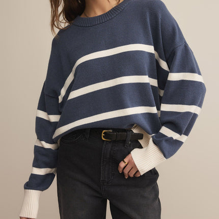 Storm Cloud Jordane Striped Sweater