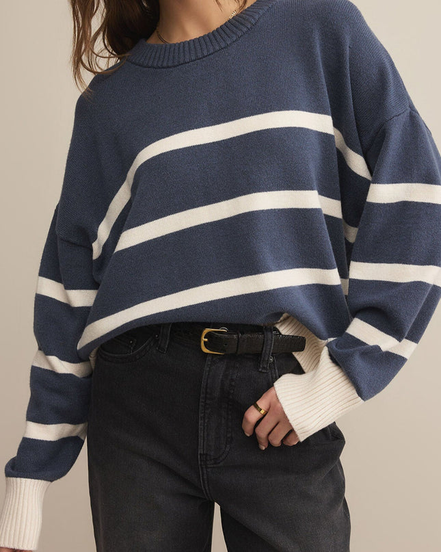 Storm Cloud Jordane Striped Sweater