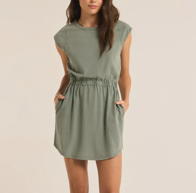 Z Supply Paxton Jersey Mini Dress