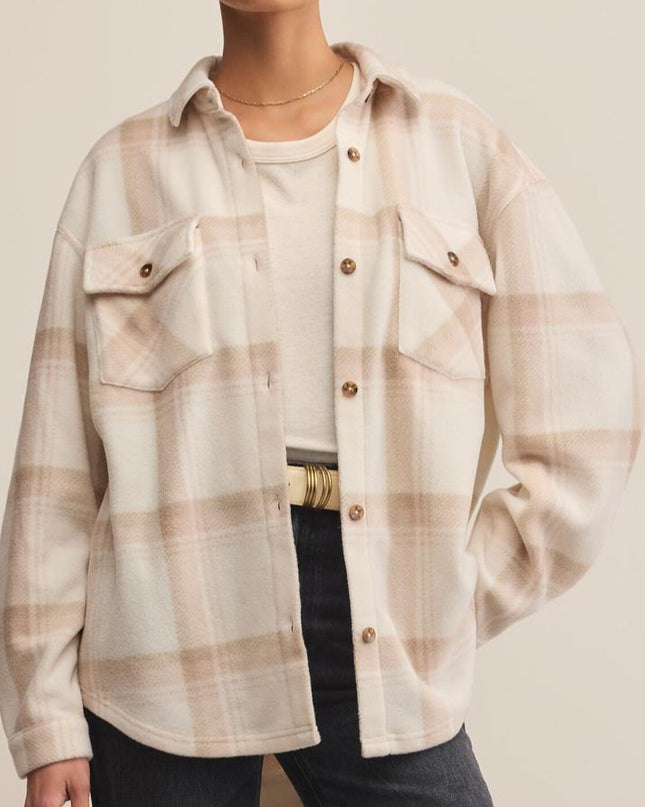 Z Supply Smokey Hiker Two Toned Fleece Jacket