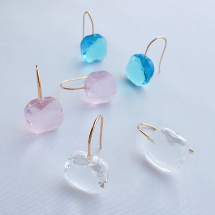 Mystic Pink Floating Jewel Earrings - Shop Simply Apparel