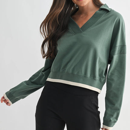 Green Varsity Sweater