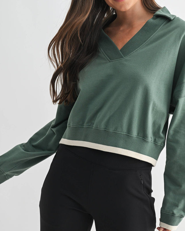 Green Varsity Sweater