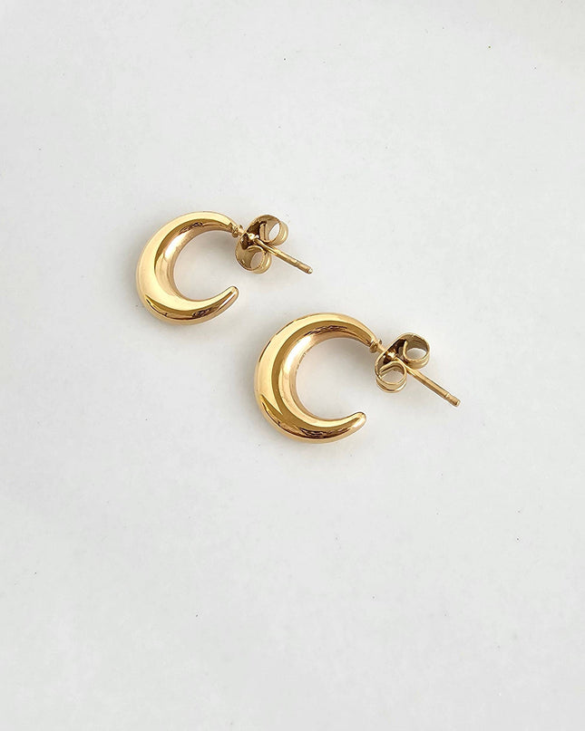 Mini Gold Luxe Selena Hoops