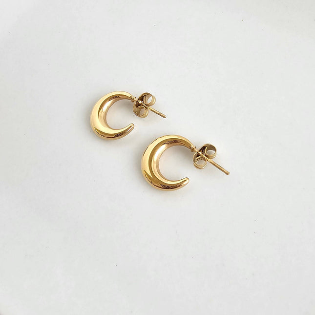 Mini Gold Luxe Selena Hoops