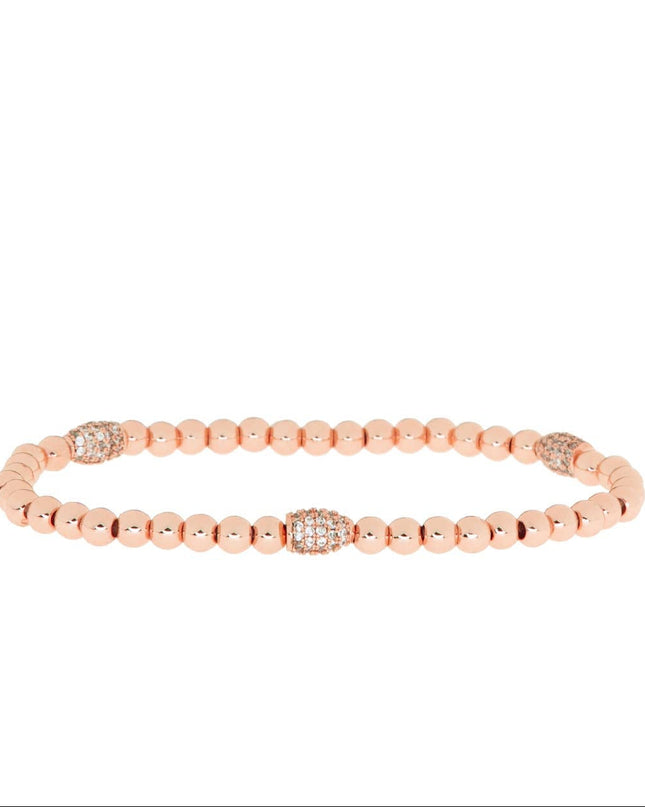 Rose Gold Stretch Bracelet