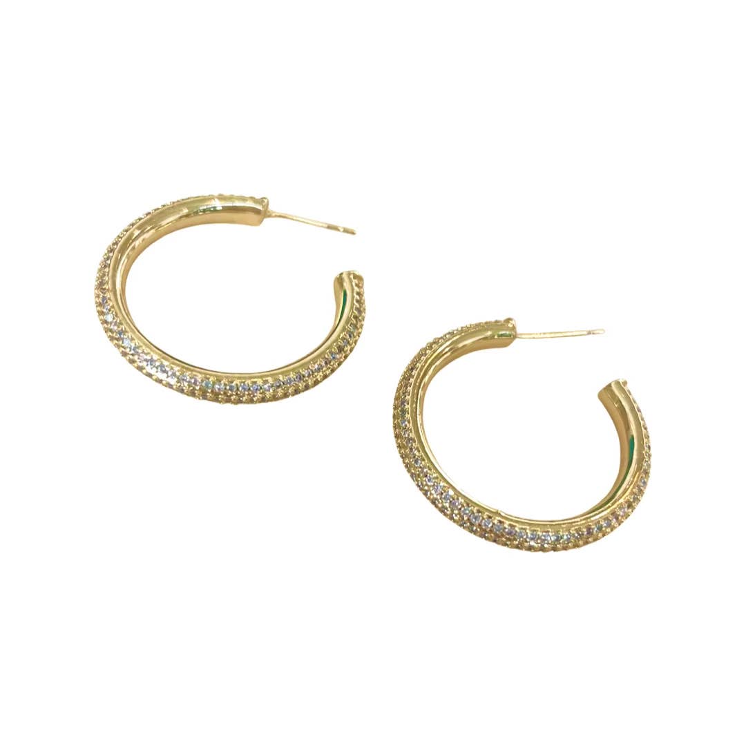 Jennie Gold Hoops