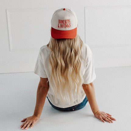 Home Runs & Hotdogs Embroidered Hat