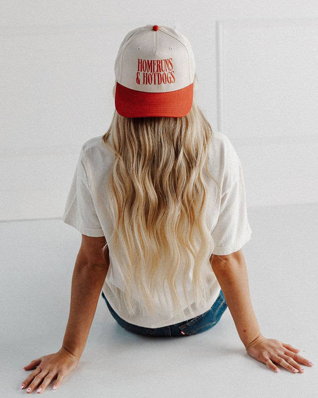 Home Runs & Hotdogs Embroidered Hat