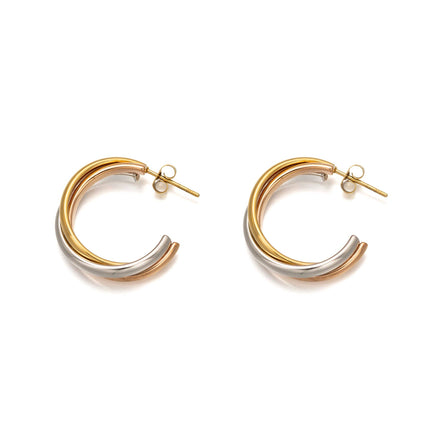 Classic Twist Huggie Hoops