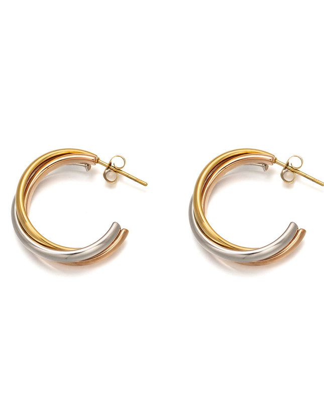 Classic Twist Huggie Hoops