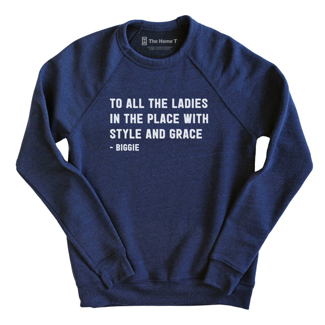 Style and Grace Navy Sweatshirt - Shop Simply Apparel