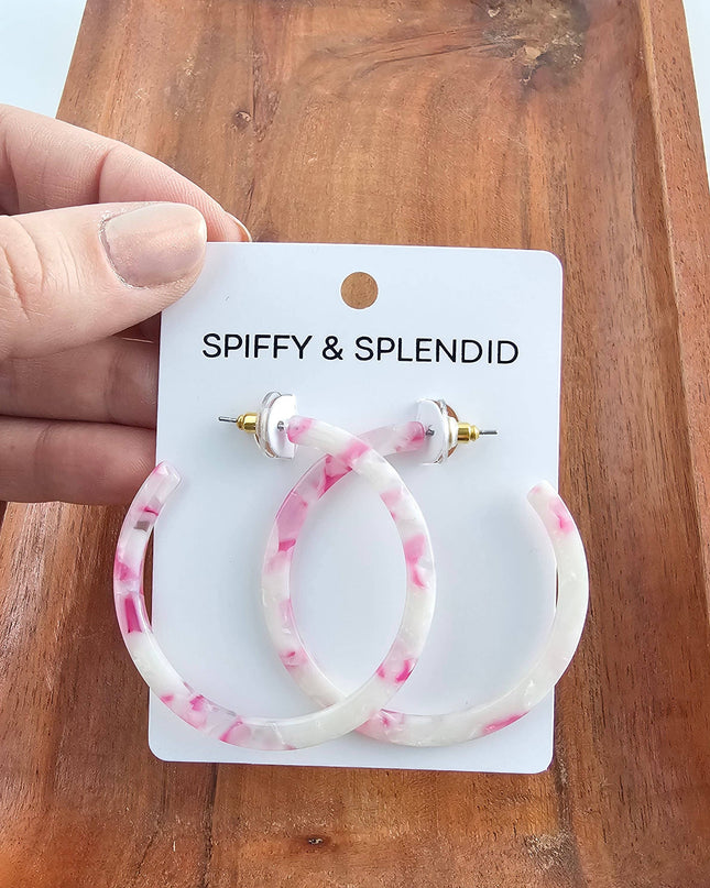 Cherry Blossom Cameron Hoops