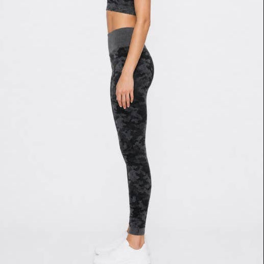 Dark Grey High-Waisted Leggings