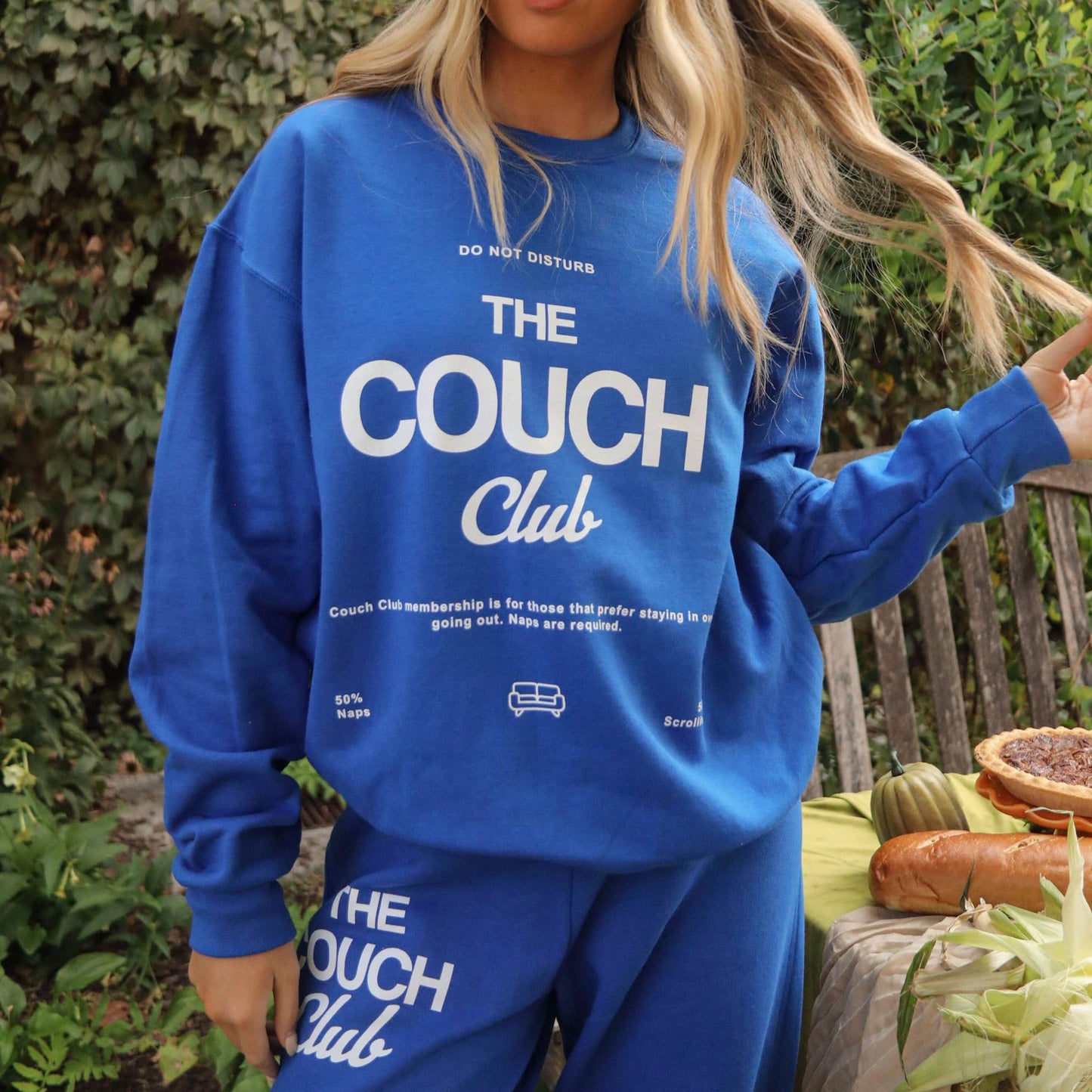 Royal Blue Couch Club Sweatshirt