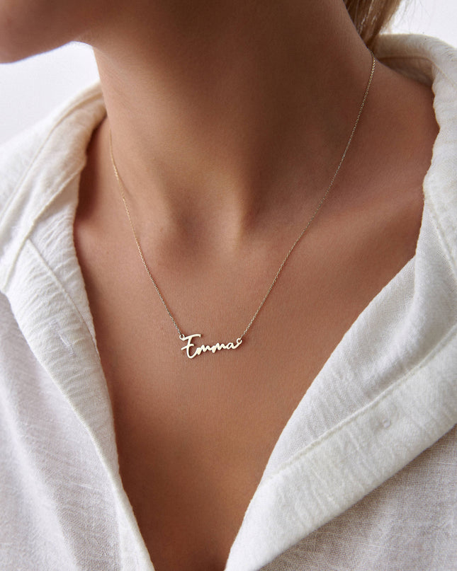 Custom Script Name Necklace